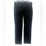 NYDJ  Black Corduroy Marilyn Straight Leg Jeans Size 10 Photo 1
