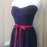 Black Lace Strapless Glitter Modcloth Party Dress Yellow Star Whimsigoth Fairy Photo 3