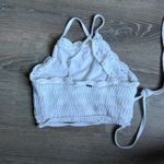 Hollister Womens Crochet Knit Crop Top Tank Wrap Waist in White
XS Photo 1