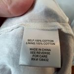 Tuckernut Annie Smocked 100% Linen Elegant White Puff Sleeve Dress Size XXL Photo 2