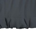 EXPRESS Black Mock Neck Ruffle Hem Long Sleeve Dress Women's M Photo 2