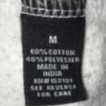 𝅺LIBERTADOR hooded sweatshirt dark green and red stripes on long sleeves size M White Size M Photo 3