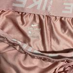 Nike  Women’s Dri-FIT Athletic Shorts Light Pink Size L Photo 4