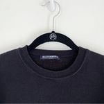 Brandy Melville Nancy ‘Uh Huh Honey’ Cropped Cut Off Sweatshirt Black One Size Photo 7