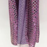 Gunne Sax 90’s Jessica McClintock Black Lace Metallic Pink Dot Square Neck Dress Photo 7