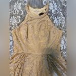 Dressy Star tan halter top lace hi lo dress Gold Size undefined Photo 1