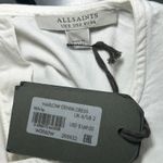 ALLSAINTS NWT Harlow Utility Cotton Denim Dress White Long Sleeve Mini Size 2 Photo 5