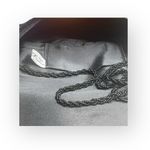 La Regale Vintage 50’s:  LTD ♕ Silk Beaded Convertible Clutch Evening Bag ♕ Black Photo 12