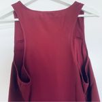 Cotton On  Burgundy Lightweight Sleeveless Shift Silk Dressy Tank Slip Dress | L Photo 9