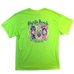 Gildan Myrtle Beach Neon Graphic T-shirt Size XL short sleeve crewneck tee unisex Photo 1
