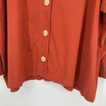 Liz & Jane Orange Cardigan Blouse Lagenlook Art Minimalist Cotton Size 3X Photo 4