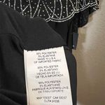 Marina Women's Size 4 Black Beaded Capelet V Photo 7