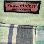 Vineyard Vines  pullover 1/4 zip L light blue plaid cotton preppy collared casual Photo 4