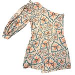 Anthropologie Atelier 1756 x  Pastel Pink Nadia Ruffle Floral One-Sleeve Romper Photo 0