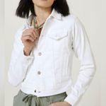 NEW Edwin Optic White Evie Denim Jacket Size XS Photo 1