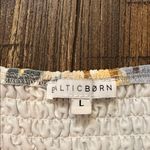 Baltic Born  Marta Smocked Midi Dress Multi Floral Tiered Skirt Large Photo 3