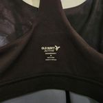 Old Navy Powersoft Activewear Workout Sports Tank Top Built in Bra Black Medium Photo 6
