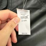 Gap Black Faux Leather Flare Pants Photo 3