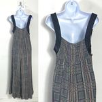 Free People  Wide Leg Marley Plaid One Piece Jumpsuit Size Medium NWT Grunge 90s Photo 9