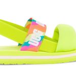 UGG NEW  Zuma Sling Slides Rainbow Lime Green Photo 1
