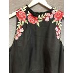 Lucci Lu Womens Cocktail Dress Embroidered Floral Asymmetrical Size 22 Photo 12