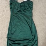 Windsor Hunter Green Satin Bodycon Photo 2
