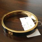Kate Spade  Black & Gold Bangle Bracelet NWT Photo 3