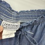 Jantzen Classics Blue Cotton Blend Lightweight Pants Size 16 Drawstring Photo 5