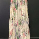 Soft Surroundings  Pastel Floral Layered chiffon cottagecore maxi Midi dress Photo 0