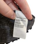 American Eagle  Gray Waffle Knit Scalloped Trim Casual Cropped T-Shirt Large Photo 5