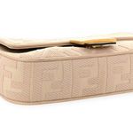 Fendi Logo FF Baguette Canvas Embroidered Strap Shoulder Bag Purse Crossbody Photo 2