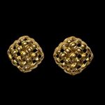 Givenchy  Elegant Gold Textured Earrings Photo 2
