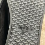 Rag and Bone Rb1 Low Top Liquid Shine Leather Black Sneakers Photo 9