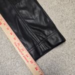 JONATHAN SIMKHAI Tessa Black Vegan Leather Tie‎ Waist Cropped Pant Size 4 Moto Photo 12