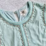 Milly sleeveless blue Rhinestone mini dress Photo 2
