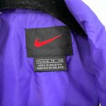 Nike Vintage Unisex  nylon windbreaker purple & white‎ lined XL black label Photo 3