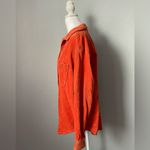 UGG Vintage Vibe  Orange 100% Cotton Corduroy Button Down Shirt/Shacket Photo 2