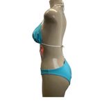 Zuliana Size Large Teal & White Full Coverage Bikini Set. New With Tags. Photo 1