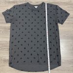 LuLaRoe  Gray Graphic Print T Shirt Womens 2XL All Over Print Casual Top Photo 6