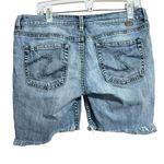 Silver Jeans Shorts Womens 32 35 Blue Eden Distressed Fringe Hem Cutoff Bottoms Photo 4