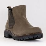 Josef Seibel Marta 03 Olive Green Nubuck Leather Ankle Chelsea Boots Size 6.5 Photo 0