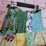 Kathmandu Imports  PATCHWORK BOHO HAREM SMOCKED WAIST PULL ON 100% COTTON PANTS Photo 2