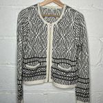 Joie  Women's Linen Cotton Blend Knit Jacolyn Zip Up Sweater Blazer Size Small Photo 1