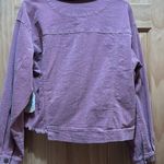 Altar'd State Altars state dusty mauve distressed corduroy jacket  Photo 3
