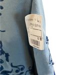 Calvin Klein Floral embroidered blue pearl embellished sweatshirt cottagecore Photo 7