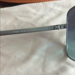 Tory Burch  Silver Sunglasses with Orange Case Photo 4