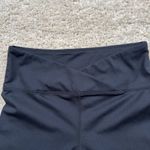 Balance Collection  Black Cross Waist High Rise Leggings Capris Womens Size M Photo 2