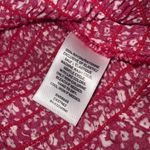 Abound  Pink/White Floral Short Sleeve V-Neck Elastic Waist Crop Top XS Photo 5