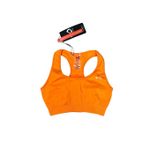 NWT TLF sculpt seamless racerback sports bra orange burst cut out back gym S Photo 2