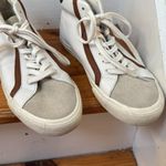 Madewell COPY -  unisex mens 6.5 women 8 high top white leather brown fashion sn… Photo 2